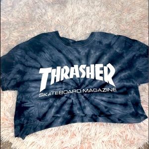 Thrasher Cropped Tee